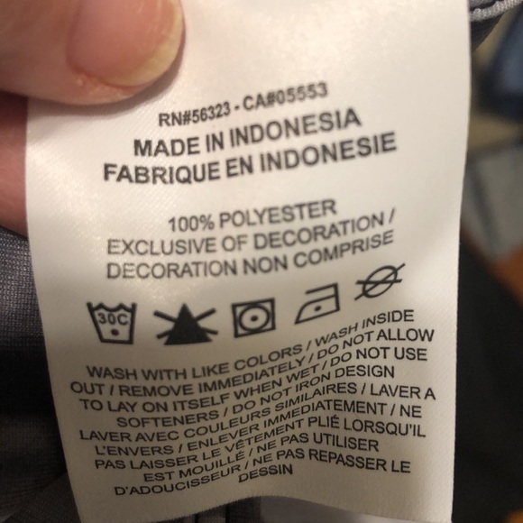 Nike one black ocean bliss Dri-fit Athletic crop top size small - Picture 5 of 7